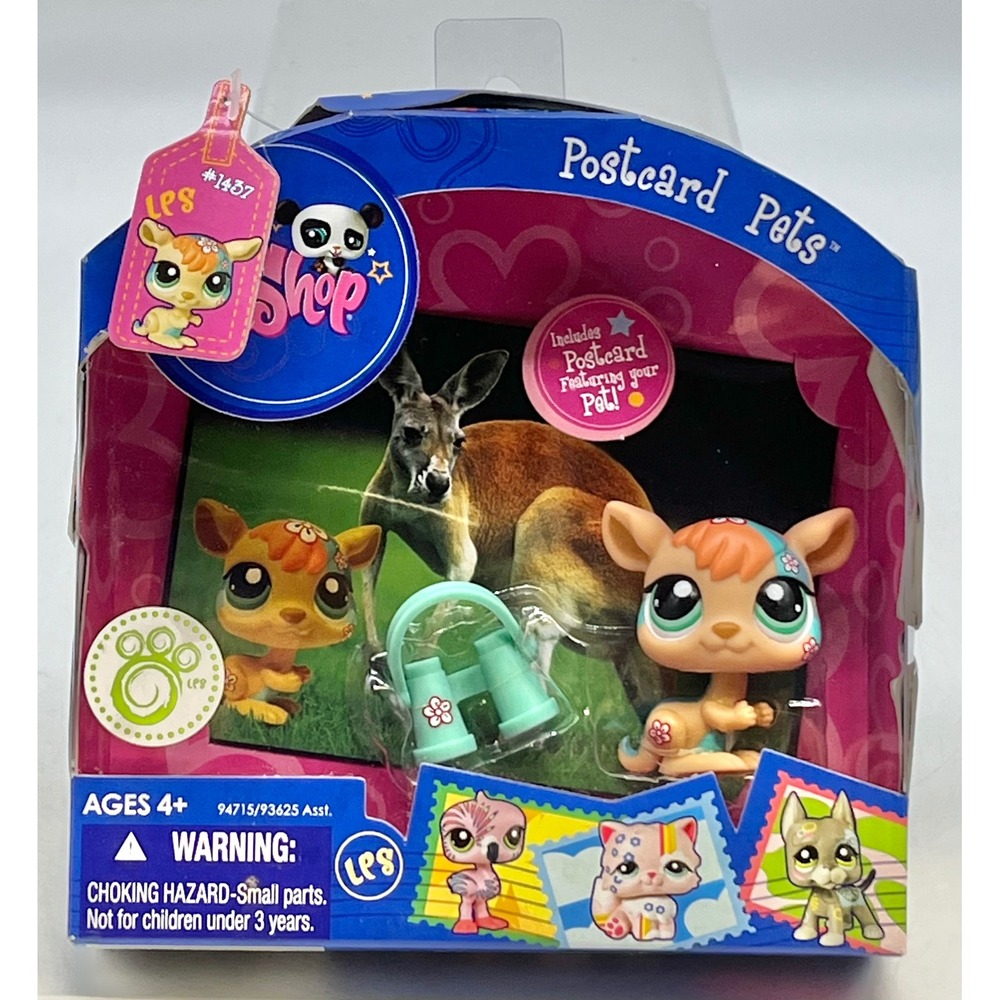 2009 Littlest Pet Shop-Postcard Pets #1437 94715/9362 Asst. NIB